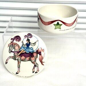 Villeroy & Boch Le Cirque Jean Mercier Porcelain Jewelry Trinket Box Horse